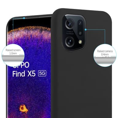 Suojakuori Oppo FIND X5 Kotelo (Musta)