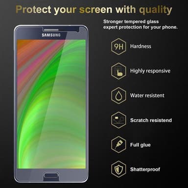 Samsung Galaxy A7 2015 Näytönsuoja Karkaistu lasi