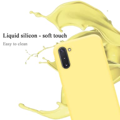 Samsung Galaxy NOTE 10 Suojakuori Kotelo (Keltainen)