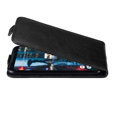 Google PIXEL 2 XL Suojakuori Lompakkokotelo (Musta)