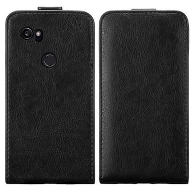 Google PIXEL 2 XL Suojakuori Lompakkokotelo (Musta)