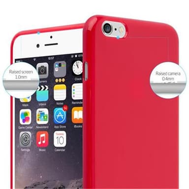 iPhone 6 PLUS / 6S PLUS Suojakuori Kotelo (Punainen)
