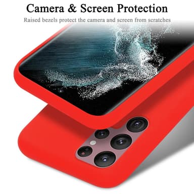 Samsung Galaxy S22 ULTRA Suojakuori Kotelo (Punainen)