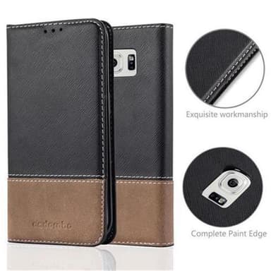 Samsung Galaxy S6 EDGE Suojakuori Case (Musta)
