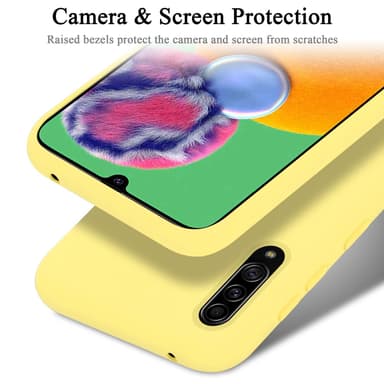 Samsung Galaxy A90 5G Suojakuori Kotelo (Keltainen)