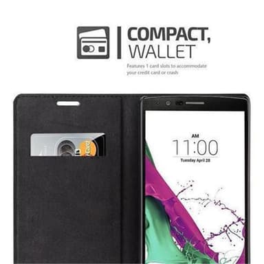 LG G4 / G4 PLUS Suojakuori Lompakkokotelo (Ruskea)