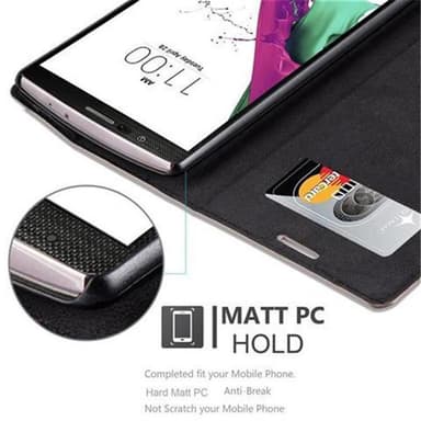LG G4 / G4 PLUS Suojakuori Lompakkokotelo (Ruskea)