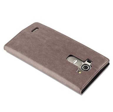 LG G4 / G4 PLUS Suojakuori Lompakkokotelo (Ruskea)