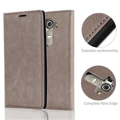 LG G4 / G4 PLUS Suojakuori Lompakkokotelo (Ruskea)