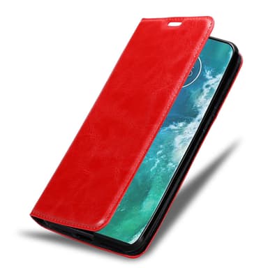 Motorola EDGE+ Suojakuori Lompakkokotelo (Punainen)
