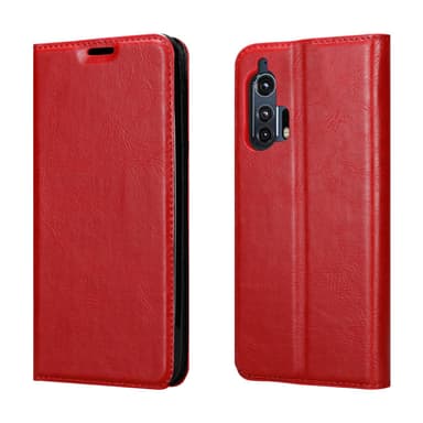 Motorola EDGE+ Suojakuori Lompakkokotelo (Punainen)