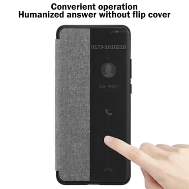 Huawei P40 Suojakuori Lompakkokotelo (harmaa)