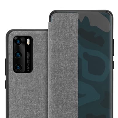 Huawei P40 Suojakuori Lompakkokotelo (harmaa)