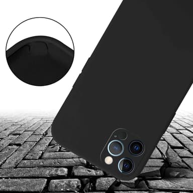Suojakuori iPhone 12 PRO MAX Kotelo Ketju (Musta)
