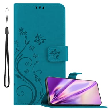 Motorola EDGE 20 Suojakuori Lompakkokotelo (Sininen)