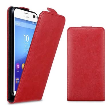 Sony Xperia C4 Suojakuori Lompakkokotelo (Punainen)