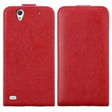 Sony Xperia C4 Suojakuori Lompakkokotelo (Punainen)