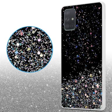 Samsung Galaxy A71 4G Suojakuori Kotelo (Musta)