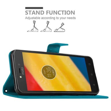 Motorola MOTO C PLUS Suojakuori Lompakkokotelo