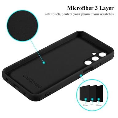 Samsung Galaxy A05s Suojakuori Kotelo Case (Musta)