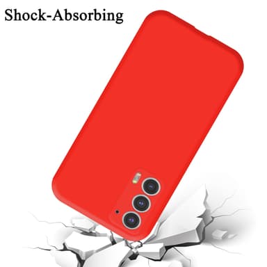 Motorola EDGE 20 Suojakuori Kotelo Case (Punainen)