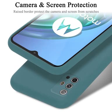 Motorola MOTO G10 / G30 Suojakuori Kotelo (Green)