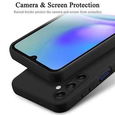 Samsung Galaxy A05s Suojakuori Kotelo Case (Musta)