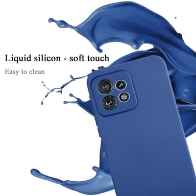 Motorola Edge 40 Pro Suojakuori Kotelo (Sininen)