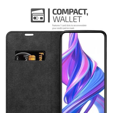 Honor 9X Suojakuori Lompakkokotelo (Punainen)