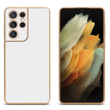 Samsung Galaxy S21 ULTRA Suojakuori Cover (Valkoinen)