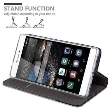Huawei P8 Suojakuori Lompakkokotelo (harmaa)