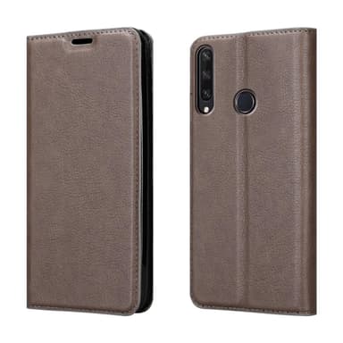 Huawei Y6P Suojakuori Lompakkokotelo (Ruskea)