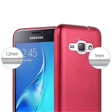 Samsung Galaxy J1 2016 Suojakuori Kotelo (Punainen)