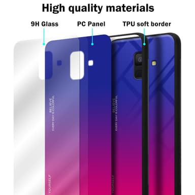 Suojakuori Samsung Galaxy A6 2018 Kotelo (Musta)