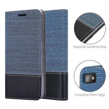 Blackberry Z10 Suojakuori Lompakkokotelo (Sininen)