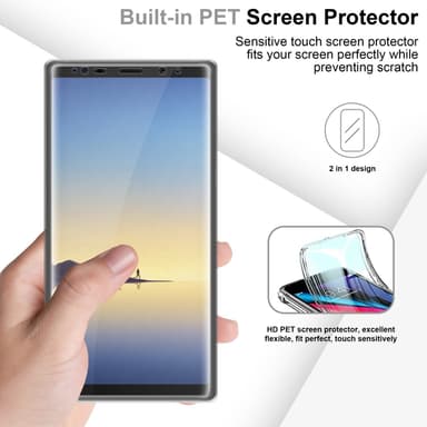Samsung Galaxy NOTE 8 Suojakuori Cover (Läpinäkyvä)