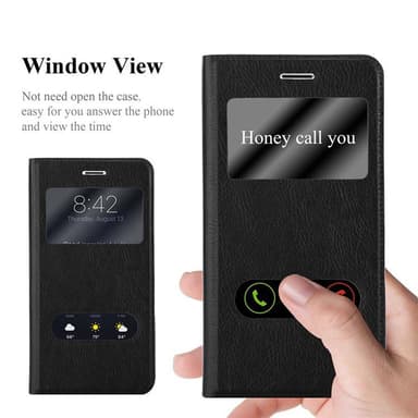 Lompakkokotelo Samsung Galaxy A7 2015 Case (Musta)