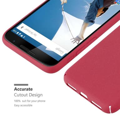 Motorola Google NEXUS 6 Suojakuori Kotelo (Punainen)