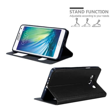 Lompakkokotelo Samsung Galaxy A7 2015 Case (Musta)