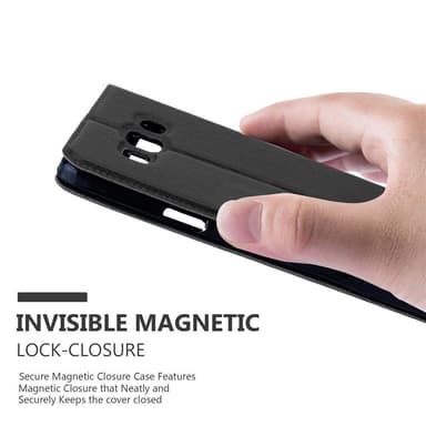 Lompakkokotelo Samsung Galaxy A7 2015 Case (Musta)