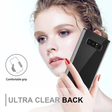 Samsung Galaxy NOTE 8 Suojakuori Cover (Läpinäkyvä)
