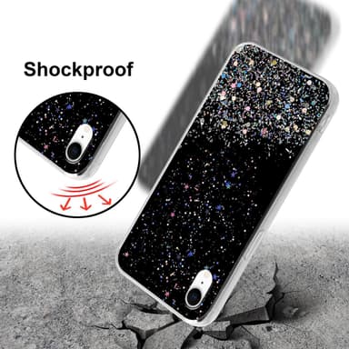 iPhone XR Suojakuori Kotelo (Musta)