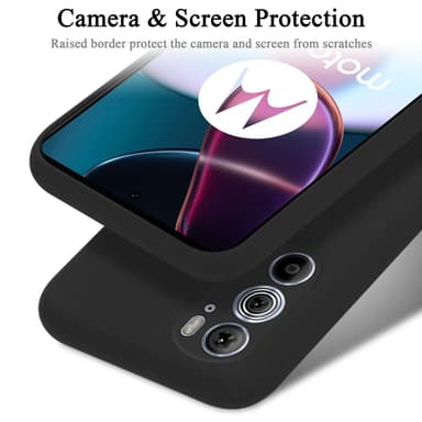 Motorola EDGE+ Suojakuori Kotelo Case (Musta)