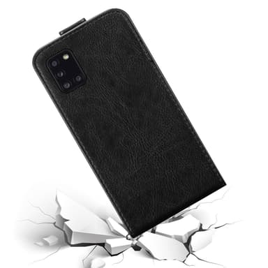Samsung Galaxy A31 Suojakuori Lompakkokotelo (Musta)