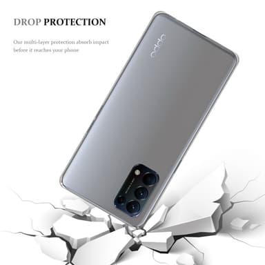Oppo FIND X3 LITE Suojakuori Kotelo (Läpinäkyvä)