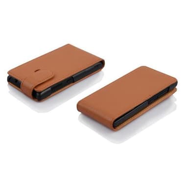 Huawei ASCEND G330 Suojakuori Lompakkokotelo (Ruskea)