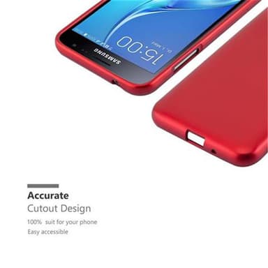 Samsung Galaxy J3 2016 Suojakuori Kotelo (Punainen)