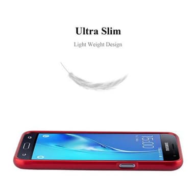 Samsung Galaxy J3 2016 Suojakuori Kotelo (Punainen)