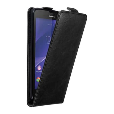 Sony Xperia T3 Suojakuori Lompakkokotelo (Musta)