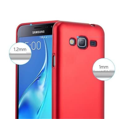 Samsung Galaxy J3 2016 Suojakuori Kotelo (Punainen)
